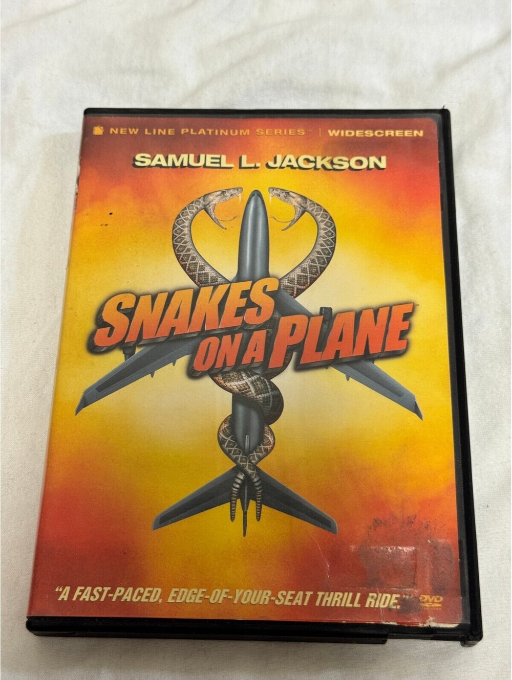 Snakes on a Plane DVD Widescreen Samuel L Jackson New Line Platinum Series